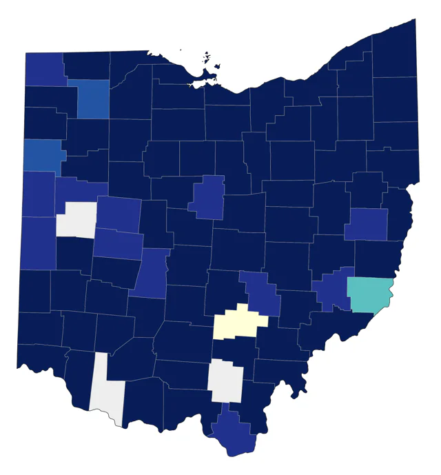 Tundra Swan county map