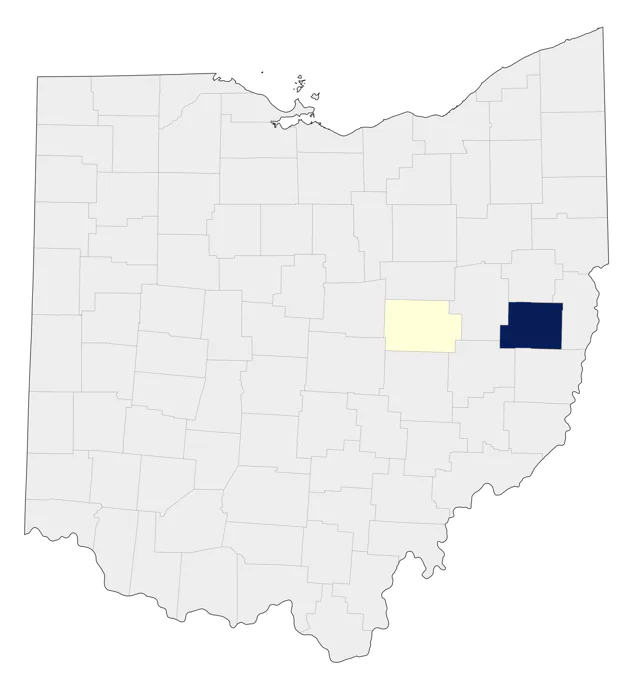 White-tailed Kite county map