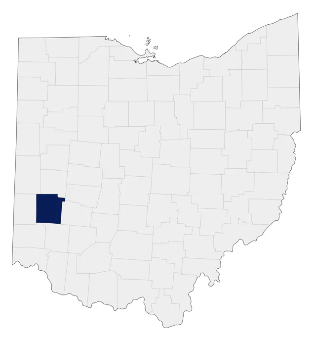 White Wagtail county map