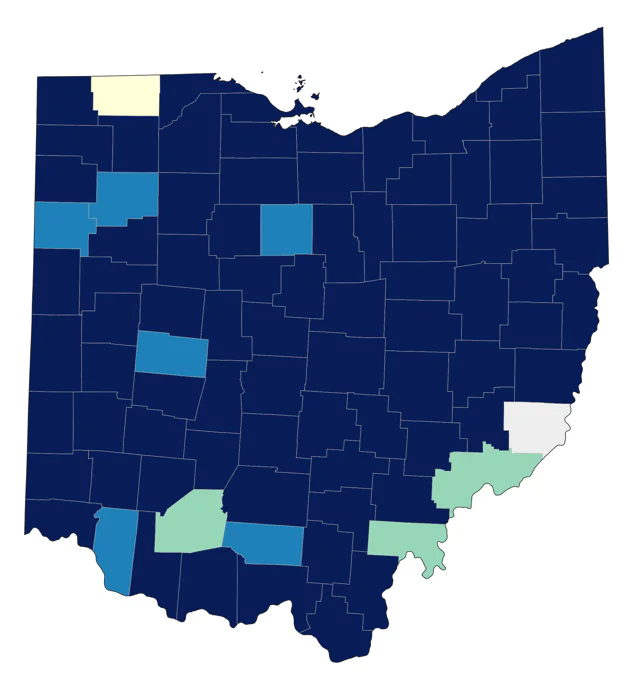Wilson's Snipe county map