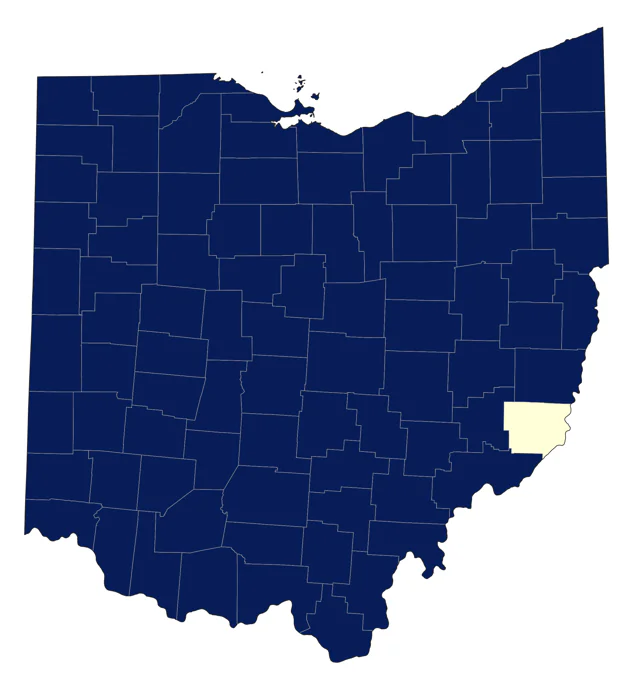 Yellow-rumped Warbler county map