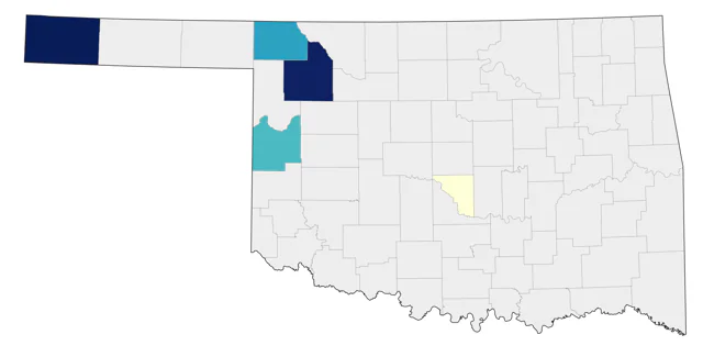 American Goshawk county map