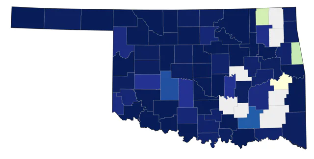 Baird's Sandpiper county map