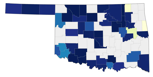 Black-bellied Plover county map