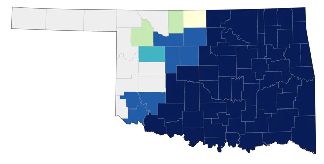Black Vulture county map