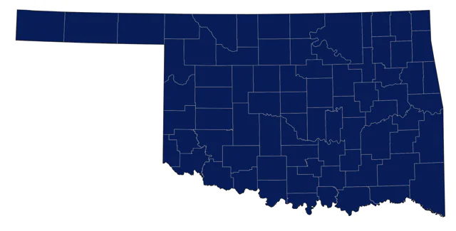 Blue Jay county map
