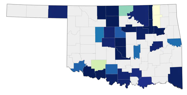 Buff-breasted Sandpiper county map