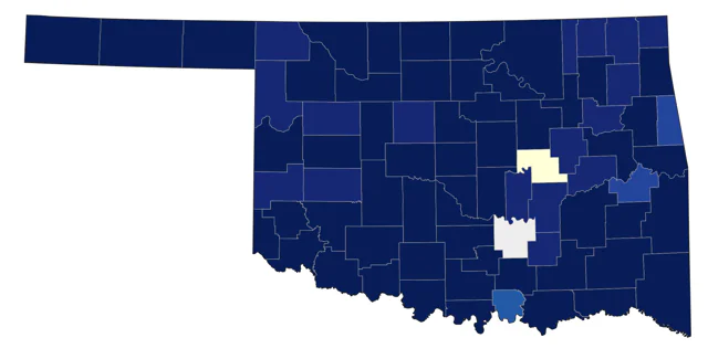 Bufflehead county map