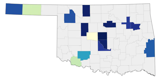 California Gull county map
