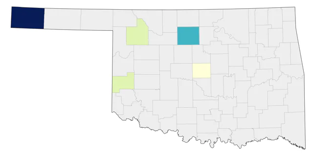 Calliope Hummingbird county map