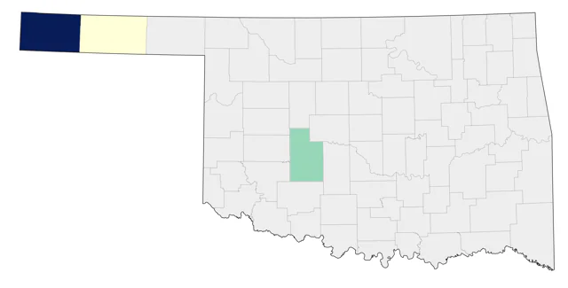Cassin's Finch county map