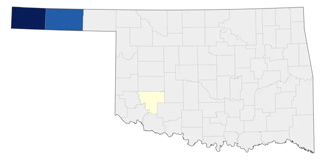 Cassin's Vireo county map