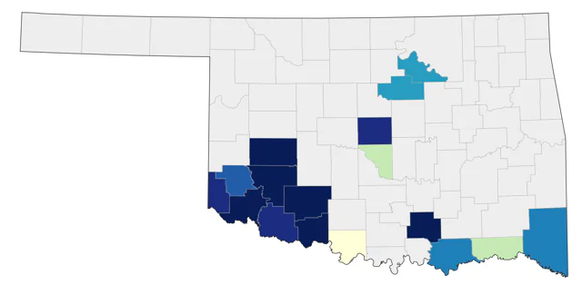 Cave Swallow county map