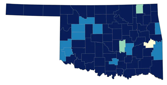 Cooper's Hawk county map