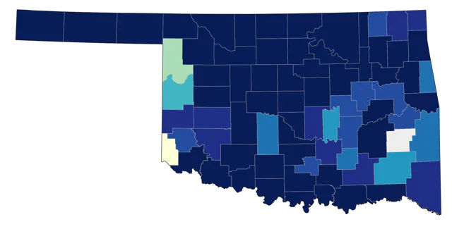 Franklin's Gull county map