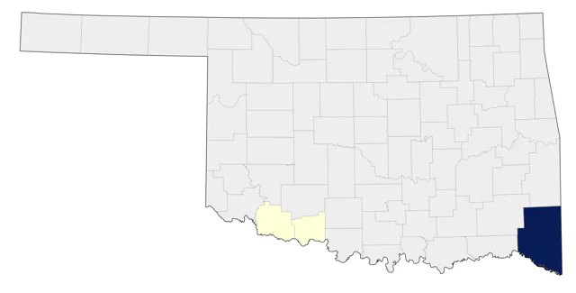 Fulvous Whistling-Duck county map