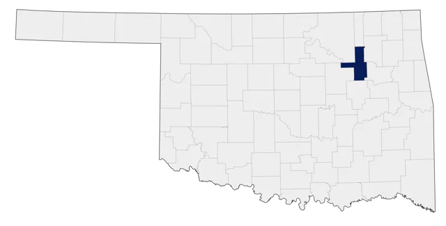 Garganey county map