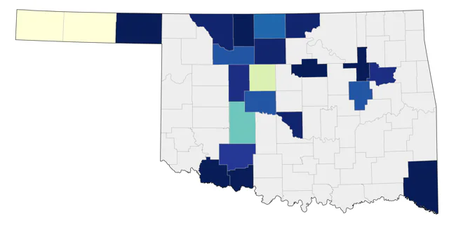 Glossy Ibis county map