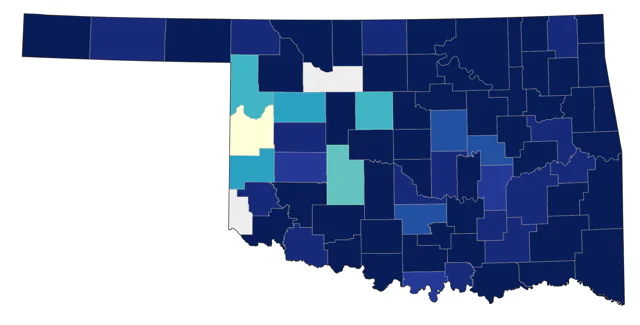 Gray Catbird county map