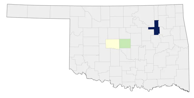 Great Black-backed Gull county map