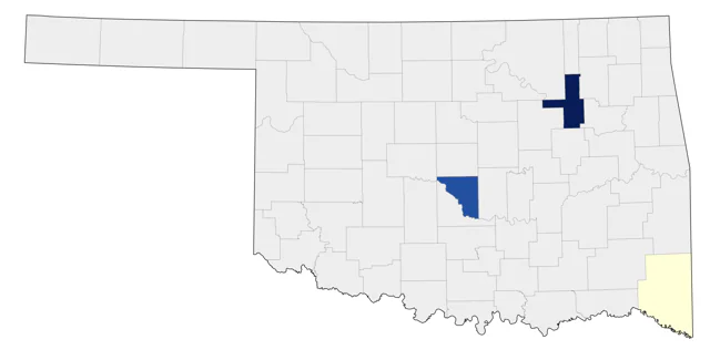 Great Kiskadee county map