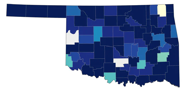 Least Flycatcher county map