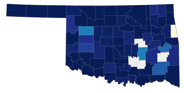 Least Sandpiper county map