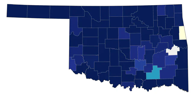 Lesser Yellowlegs county map
