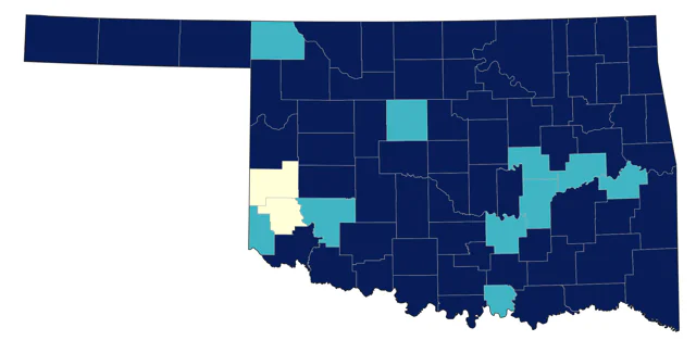 Lincoln's Sparrow county map