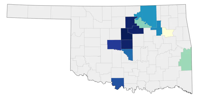 Little Gull county map