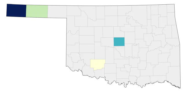 MacGillivray's Warbler county map