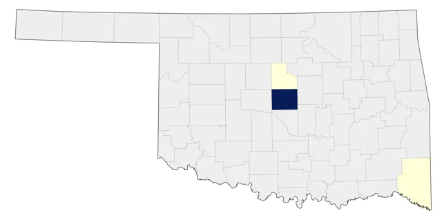 Monk Parakeet county map