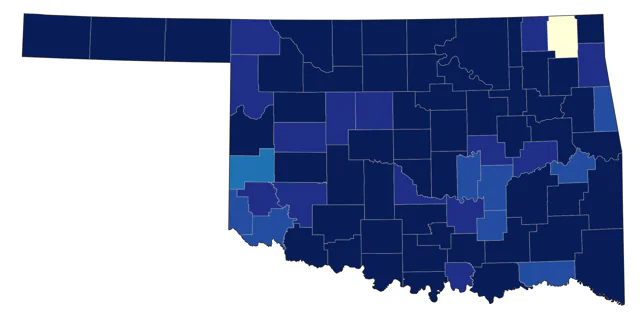 Northern House Wren county map