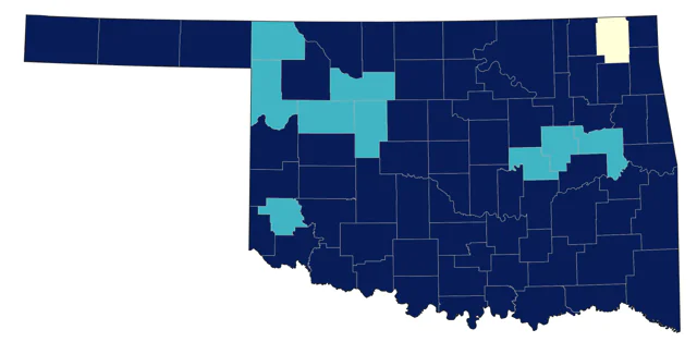 Orchard Oriole county map