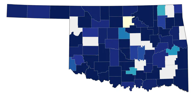 Pectoral Sandpiper county map