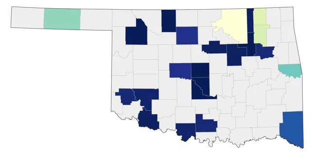 Piping Plover county map