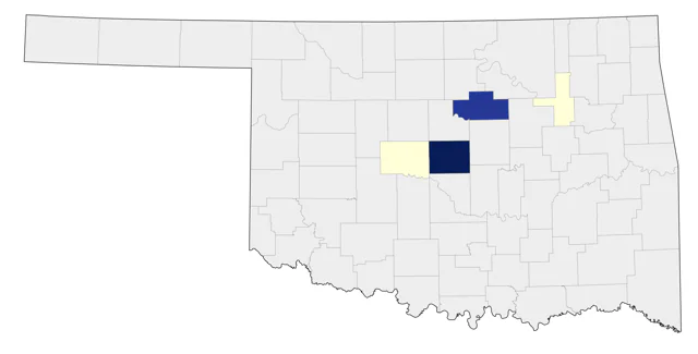 Pomarine Jaeger county map