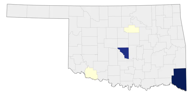Purple Gallinule county map