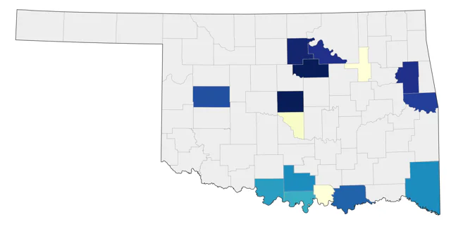 Red-throated Loon county map