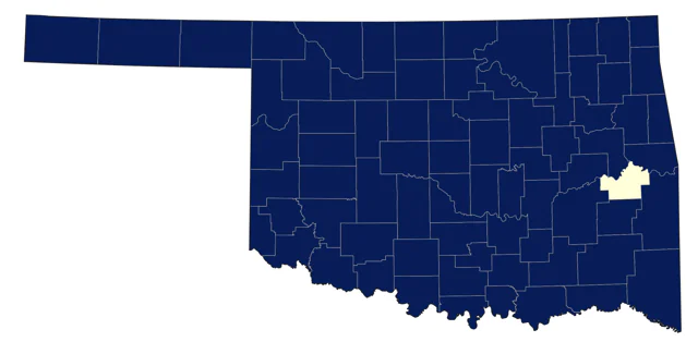 Red-winged Blackbird county map