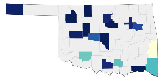 Sabine's Gull county map