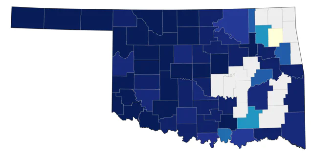 Sandhill Crane county map