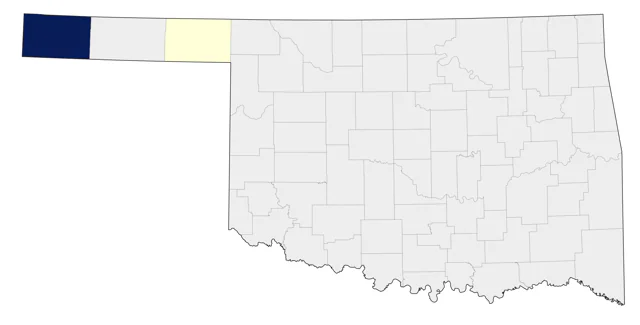 Scott's Oriole county map