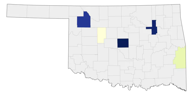 Short-billed Gull county map