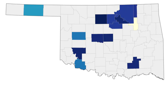 Snowy Owl county map