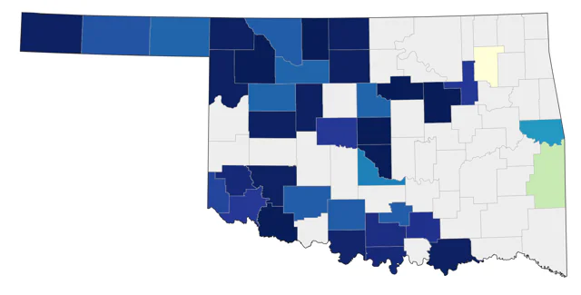 Snowy Plover county map