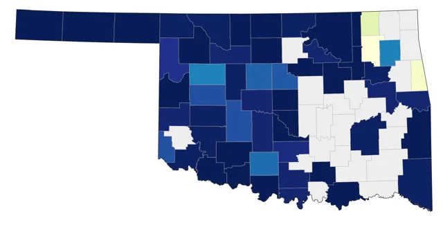 Stilt Sandpiper county map