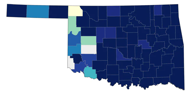 Summer Tanager county map