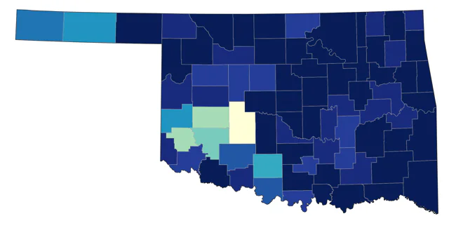 Swamp Sparrow county map