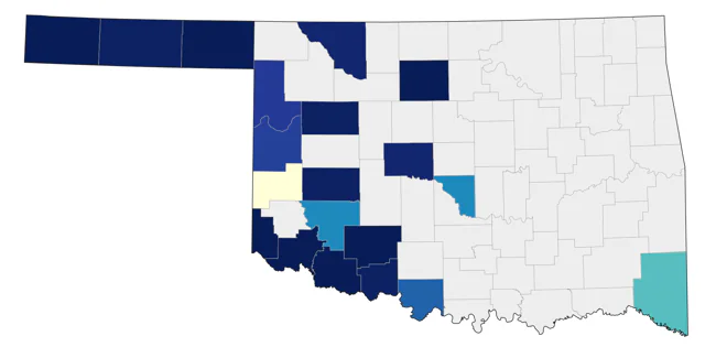 Thick-billed Longspur county map